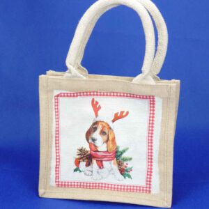 Cadeautasje Kerst Hond