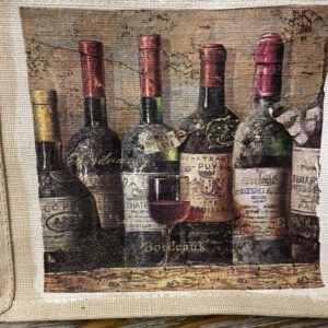 Cadeautasje met flessen wijn 22x20x13